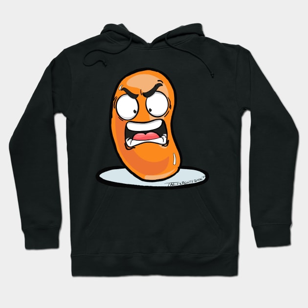 Angry Bean 01 Hoodie by Sarcs House of Monkey Heads and Weird Shit